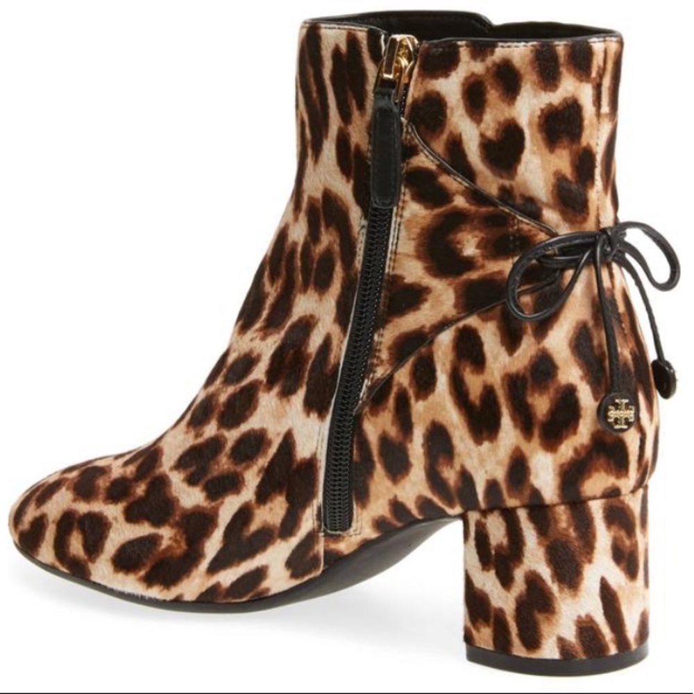 Tory Burch Laila calf hair leopard print bootie - Picture 3 of 7